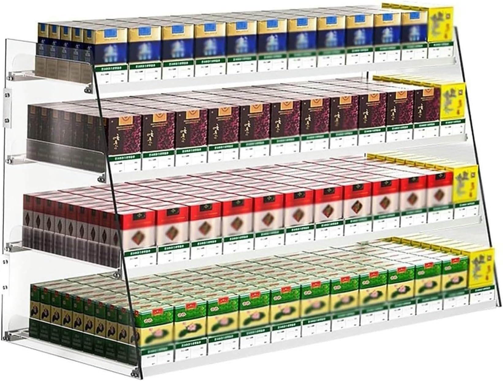 Organisateur de mur trapézoïdal pour ranger et classer les cigarettes