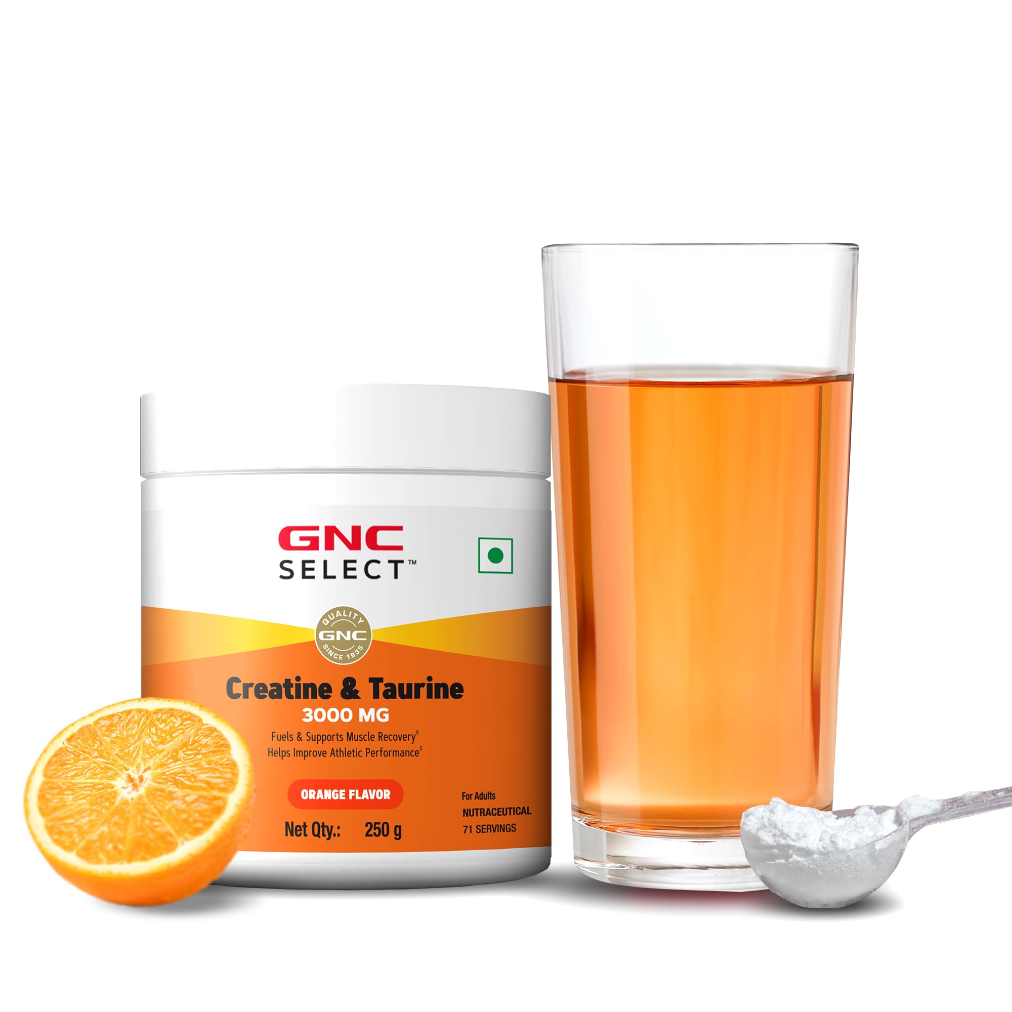 GNC Pure Micronized Creatine Monohydrate + Taurine | 250 gm | Orange | Instantized | Fuels Muscles | Increase Muscle Mass | Rapid Absorption | Faster Muscle Building| Lab Tested | Faster Muscle Recovery| Boost Performance | Imported (B0D4R2WVFB) Amazon Price History, Amazon Price Tracker
