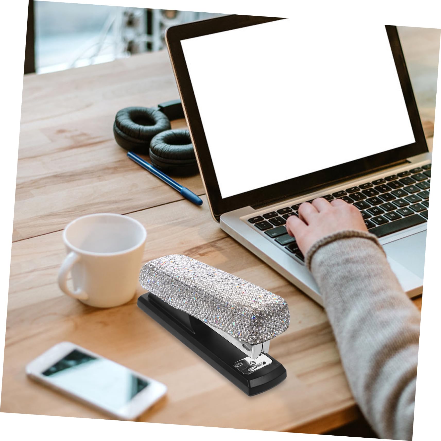 Operitacx 4 Sätze Professioneller Metall Heftgerät mit Praktischem Design für Büro Schule und Zuhause Tragbar und Langlebig Heftgerät für Vielseitige Anwendungen