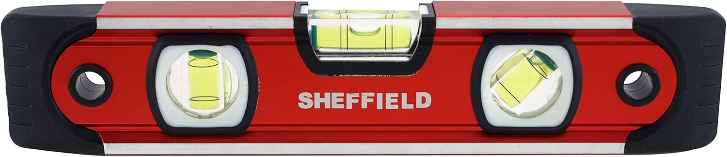 Sheffield 58640 9 Inch Magnetic V-Groove Torpedo Level
