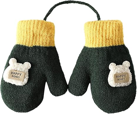 BOIYI Baby,Clothing,Baby Boys 0-24m,Accessories,Gloves & Mittens BOIYI Mittens for Baby, Snow Gloves for Kids Girls Boys Infant Winter Gloves Knitted Warm Gloves Cute Thickened Gloves