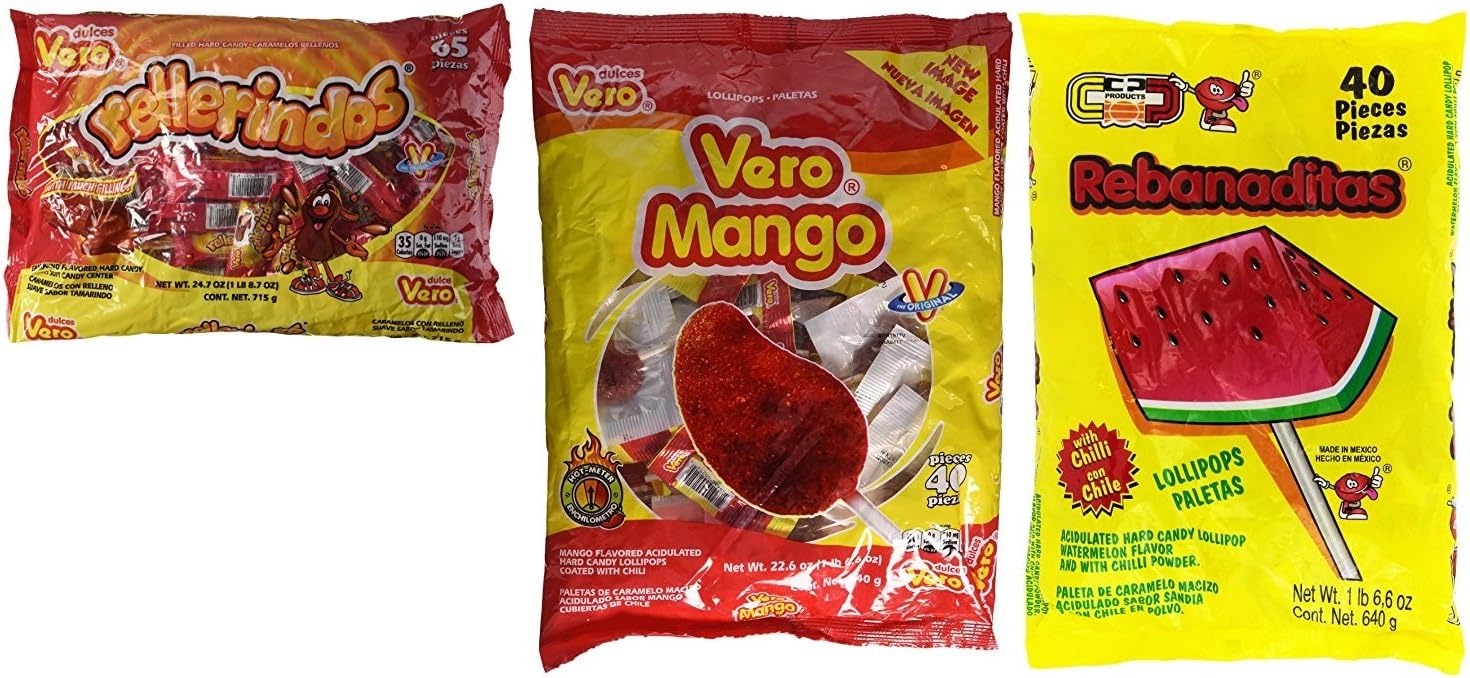 Vero Mango Paletas-Rebanaditas & Rellerindos Bundle