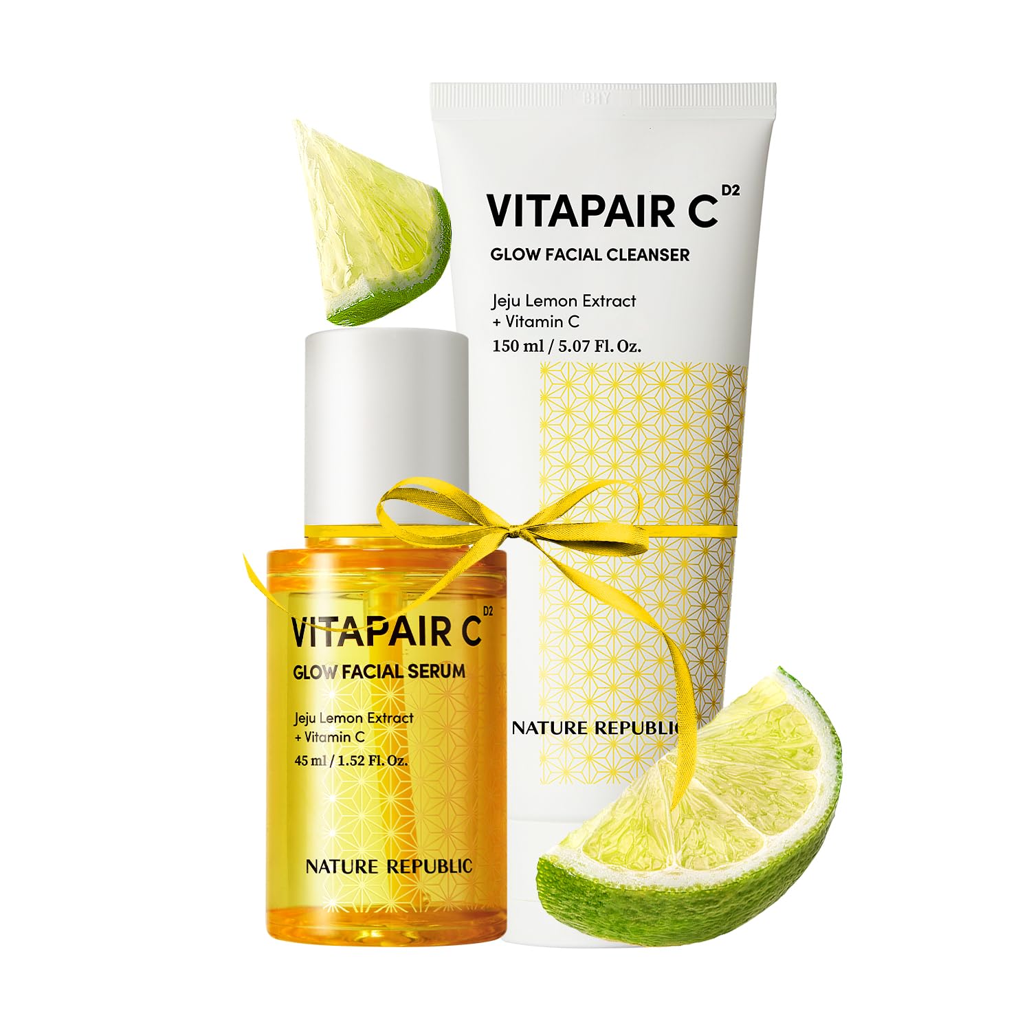 Amazon.com: Nature Republic Vitapair C Glow Cleanser Serum Set