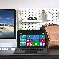 Vista 6 de Surface Pro 11/10/9 - Funda transparente multiángulo a prueba de golpes para Microsoft Surface Pro 11ª edición AI 2024, funciona con teclado Surface