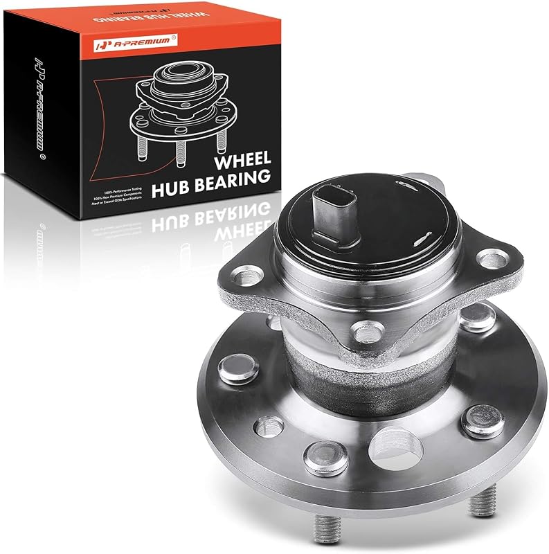 Cubo e rolamento de roda traseiro direito A-Premium com ABS e 5 prisioneiros – 1 unidade