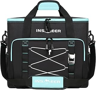 INSMEER 55/48 Litros Bolsa Termica Isotérmico Grande Caixa Térmica Cooler Sacola Para acampamento Visite a loja