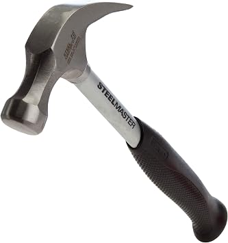 Stanley 1-51-031 Steel Master 0.99lbs Claw Hammer, Silver/Black