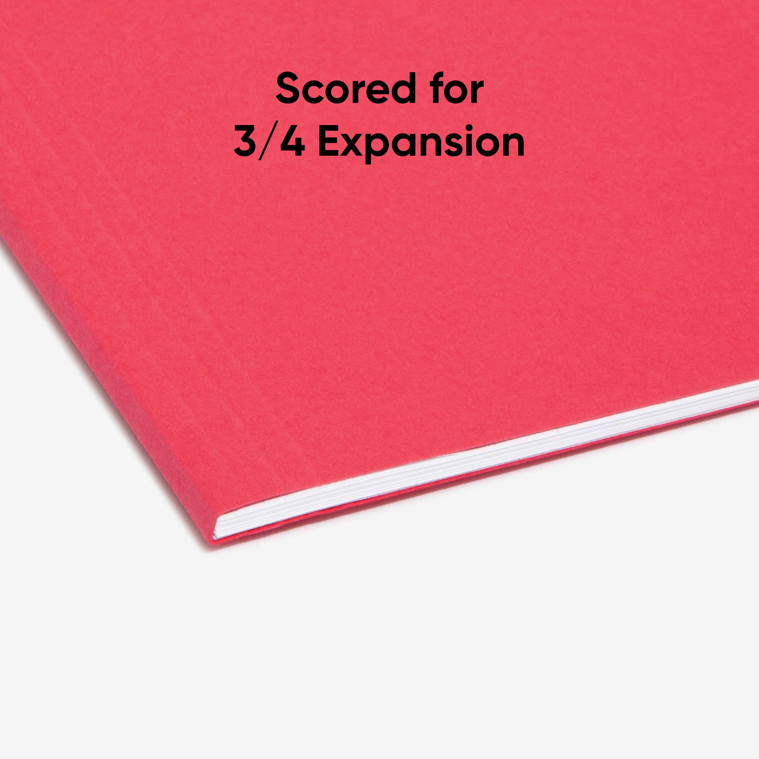 Smead FasTab® Hanging Folders Letter Red Rosso