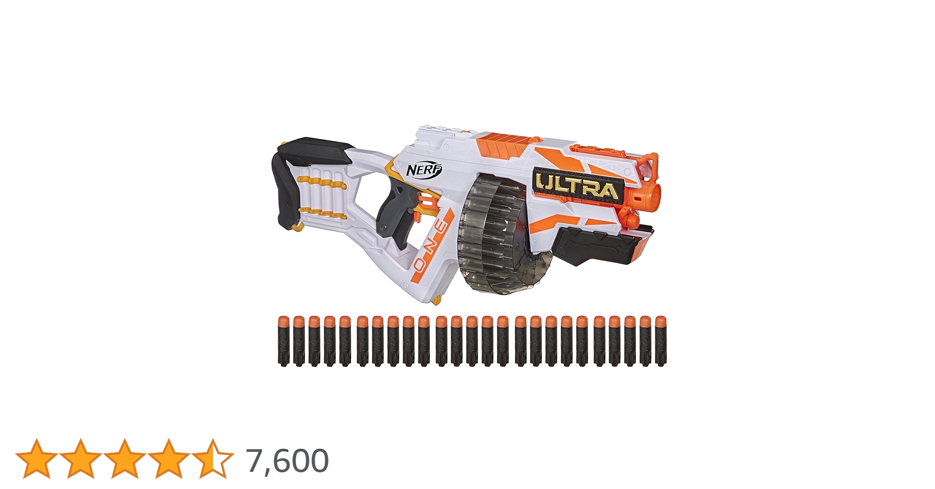 Amazon.co.jp: NERF ウルトラワン電動ブラスター、ダーツドラム25本