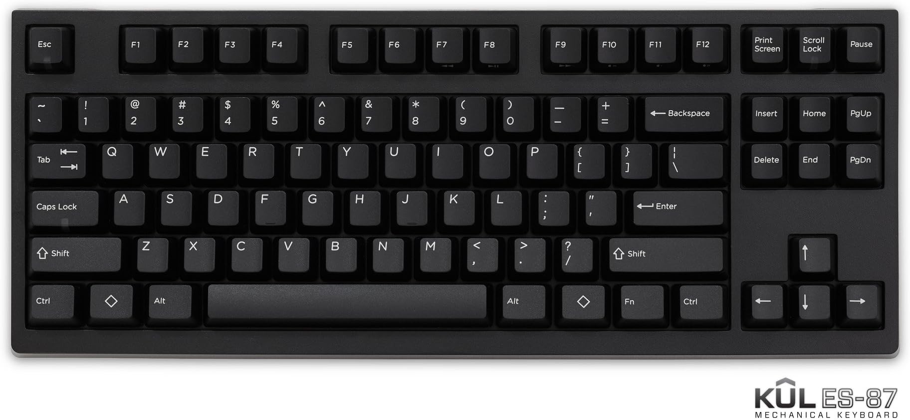 KUL ES-87 Tenkeyless Mechanical Keyboard (Cherry MX Clear)
