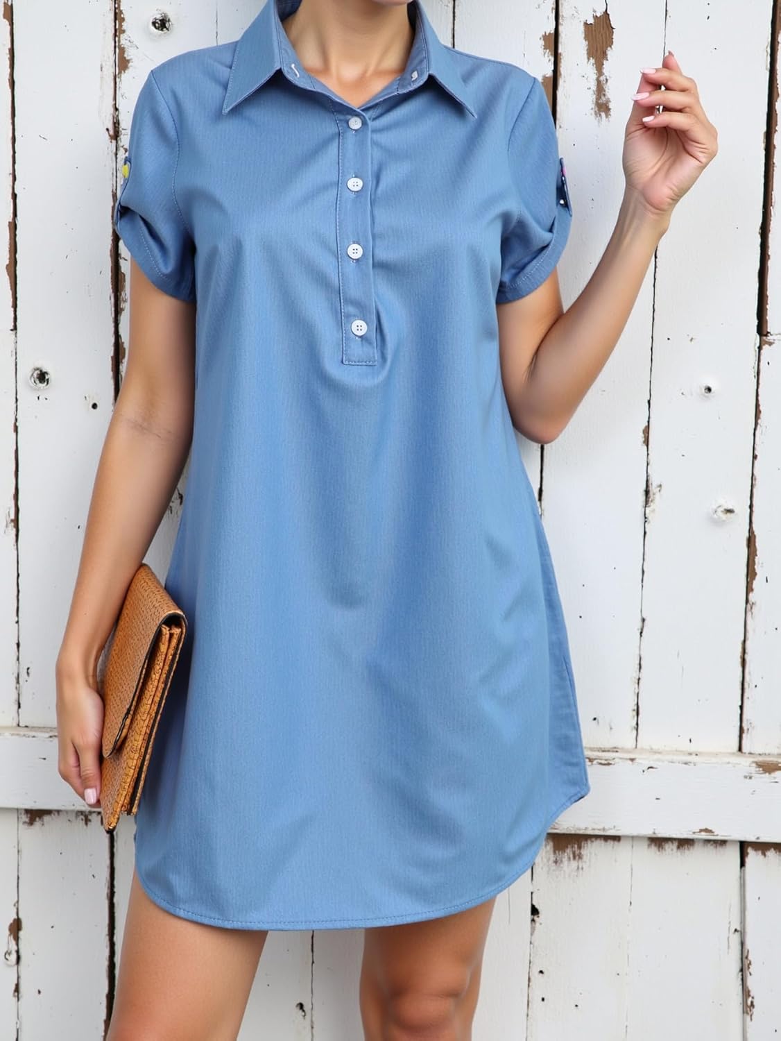 Summer Casual Women's Dresses 2025 Fashion Crew Neck Sleeveless Tank Loose Ruffle Tiered Hem Boho Beach Vacation Mini Dress - Image 5