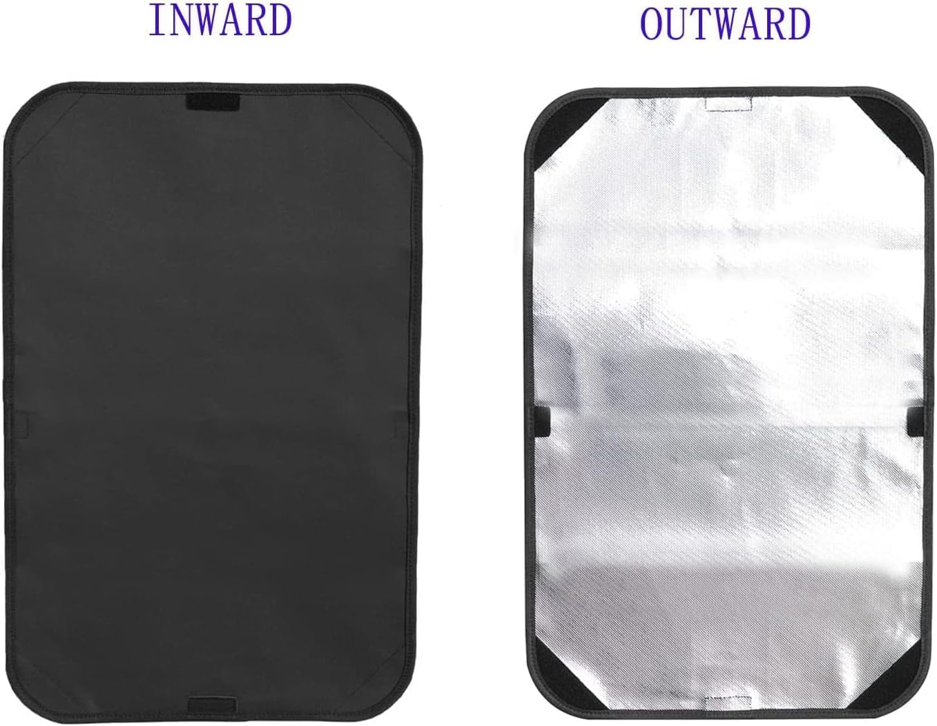 RV Door Window Shade Cover,RV Window Shade,Camper Sunshade Privacy Screen Window Cover, 16 * 25 inches (Black-1)…