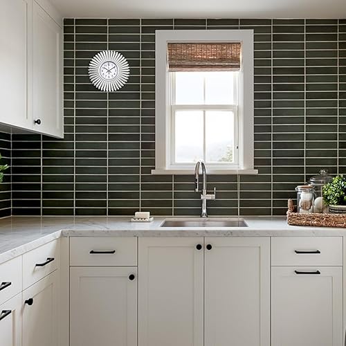 Miniatura 5 de Reloj de pared con forma de estrella plateada, pequeño reloj de pared para cocina, funciona con pilas, moderno reloj de pared redondo de 10 pulgadas