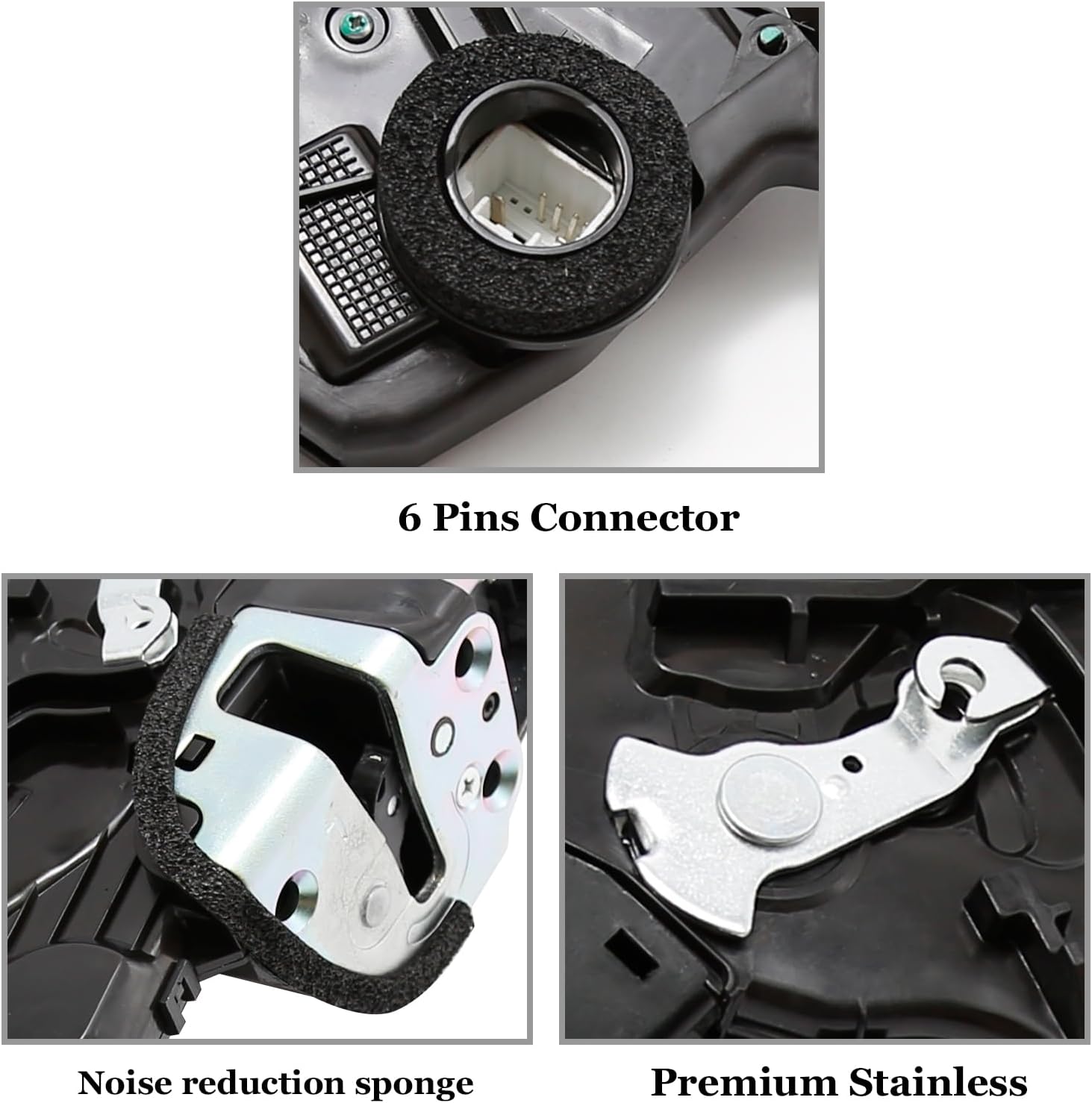 UOIENRT 4Pcs 69040-42250 Door Lock Actuator Replacement for Toyota Corolla 2009-2013 Replace 931-401 69030-42230 931-403(Front Left&Right and Rear Left&Right)