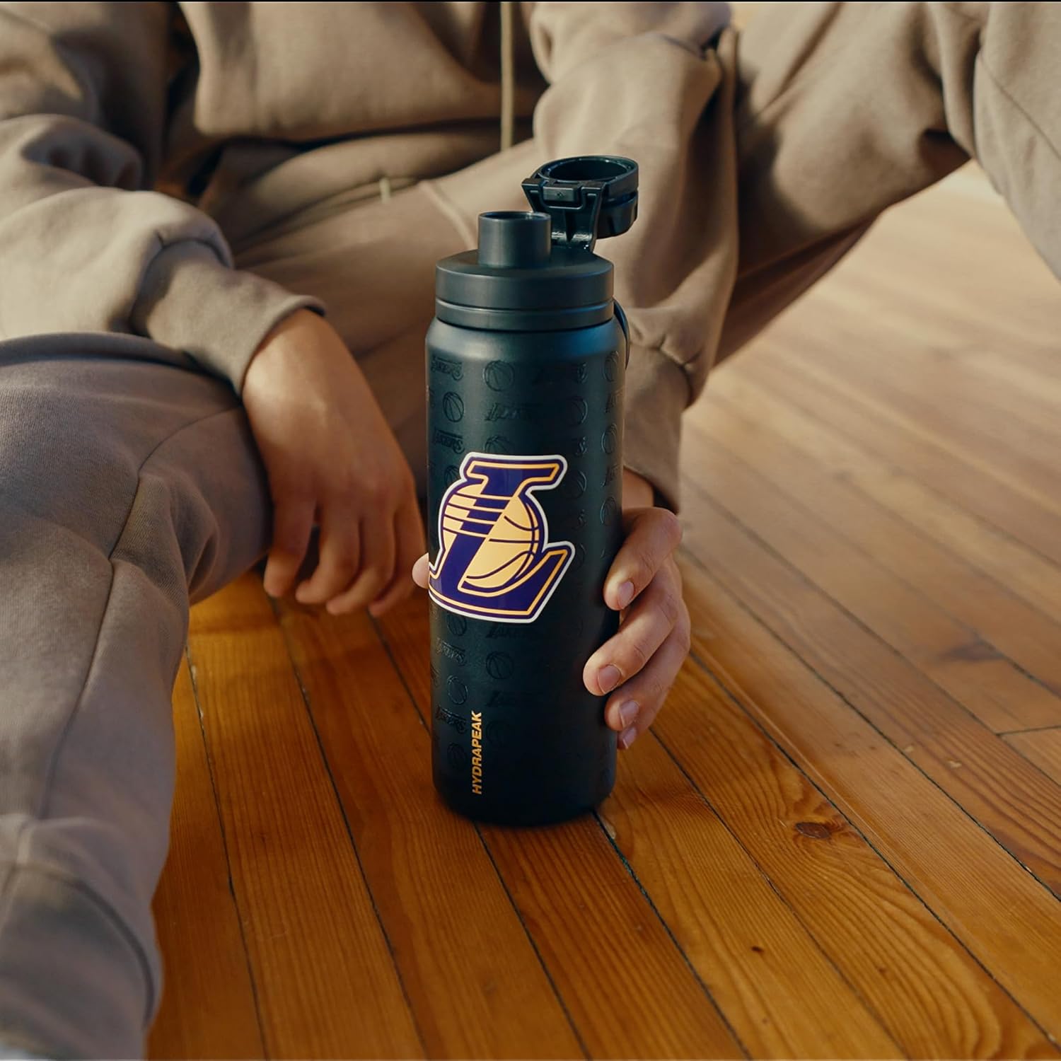 Hydrapeak x NBA Officially Licensed Denver Nuggets 26 oz Active Water Bottle with Chug Lid and Handle Reusable Stainless Steel Double Wall Insulated Sports Gift - Image 6