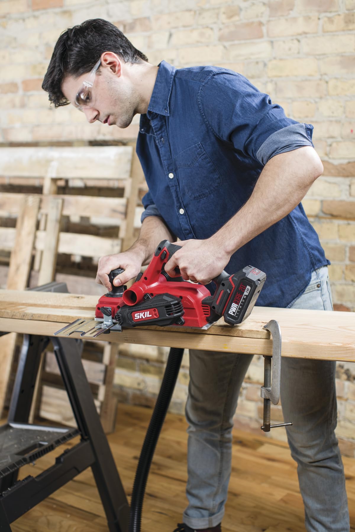 SKIL PWR CORE 20 Planer Tool - Cordless Power -3