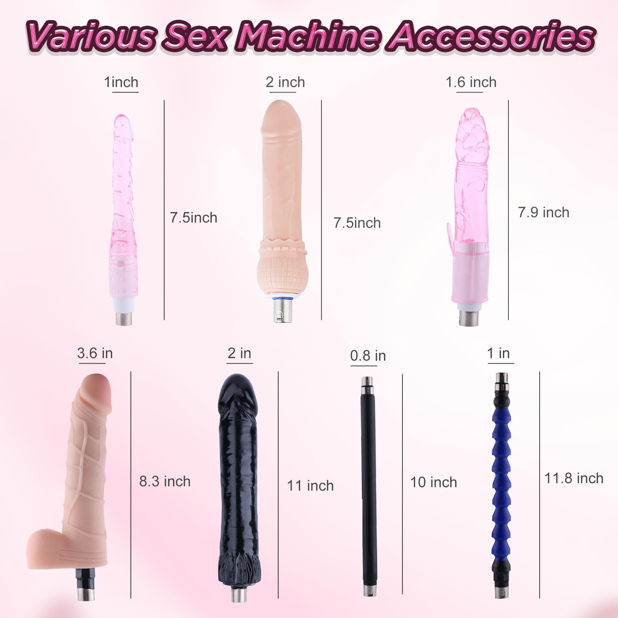 Máquina sexual con consoladores, máquina sexual para pareja sexuales, máquina de consoladores con accesorios para máquinas sexuales 3XLR, máquina de amor con velocidad ajustable, juguete sexual