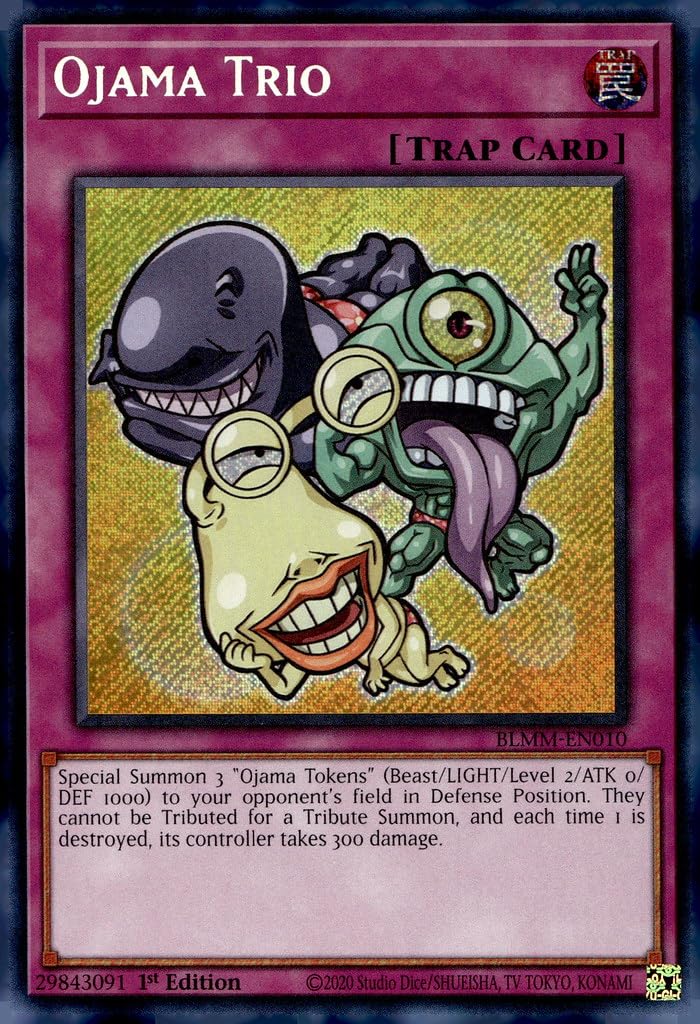 Ojama Trio - BLMM-EN010 - Secret Rare - 1a edizione