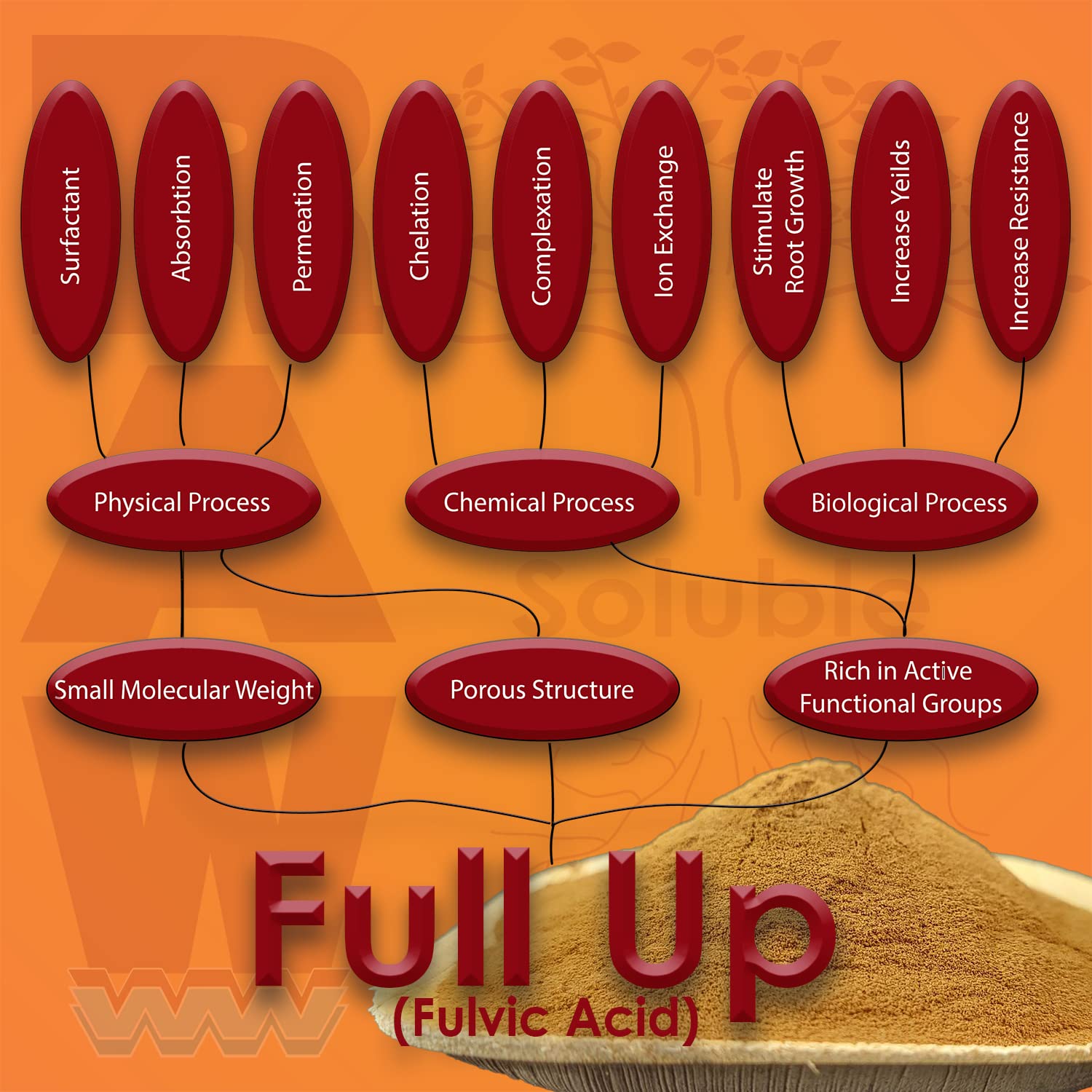 RAW Full UP 8oz - Premium Fulvic Acid Supplement for Enhanced Nutrient Absorption and Plant Vitality