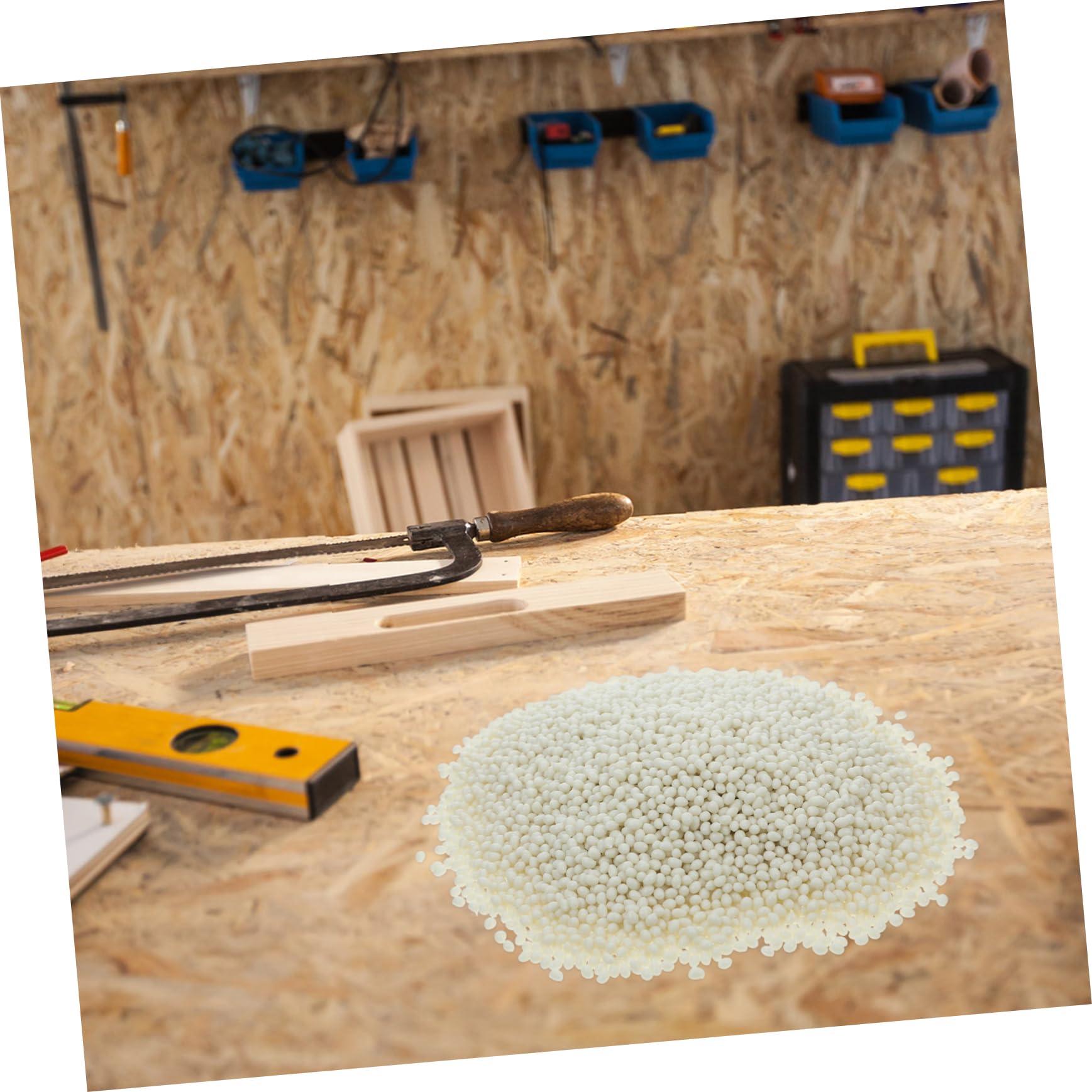 Pegamento 1000g para Máquina de Encolado de Cantos en Gránulos Pvc | Blanco, para Tableros de Muebles, Uso en Ventanas y Puertas, Operación Simple, sin Olor