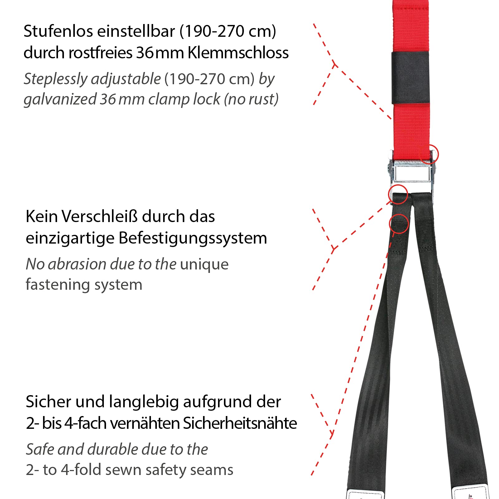 Original Sling Trainer Modell 2025 Schlingentrainer mit DVD Übungs-Poster + Sicherheitshinweise für Ganzkörpertraining