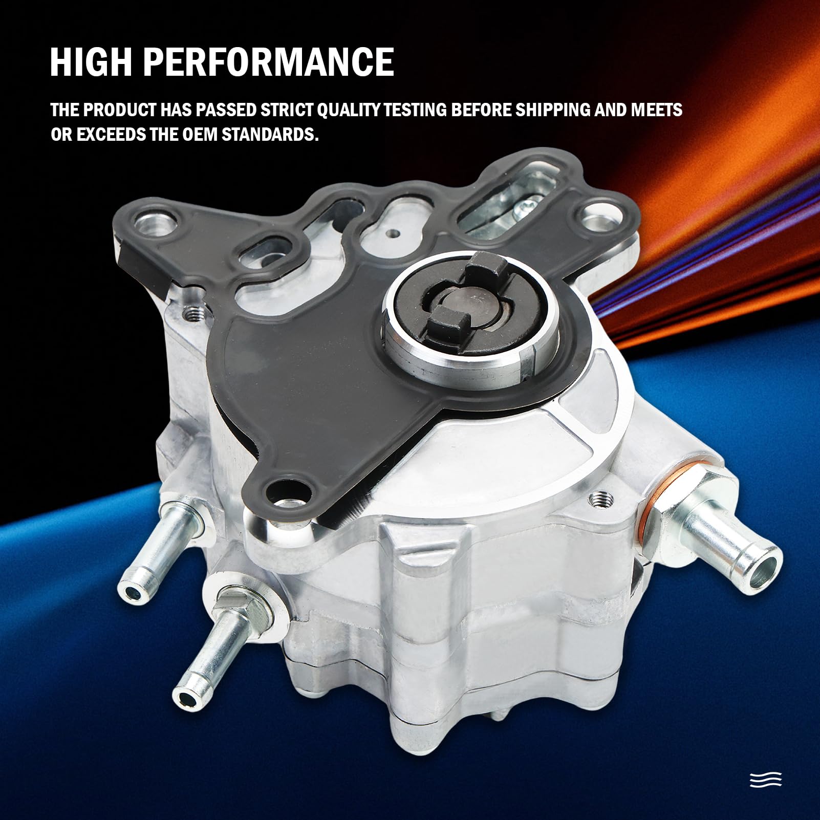 Pompa depressione per VW Golf 5 Touran (1T1, 1T2) Passat 2.0 TDI Pompa depressione, Sistema frenante 7.02551.12.0 03G145209 03G145209C 03G145209D Au-di A3 A4 Mitsubishi Seat Skoda
