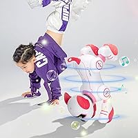 Vista 6 de Juguete de Perro Robot con Control Remoto: Cachorro Robótico Programable para Niños, Mascota Robot Interactiva Inteligente, Perro que Baila, Canta