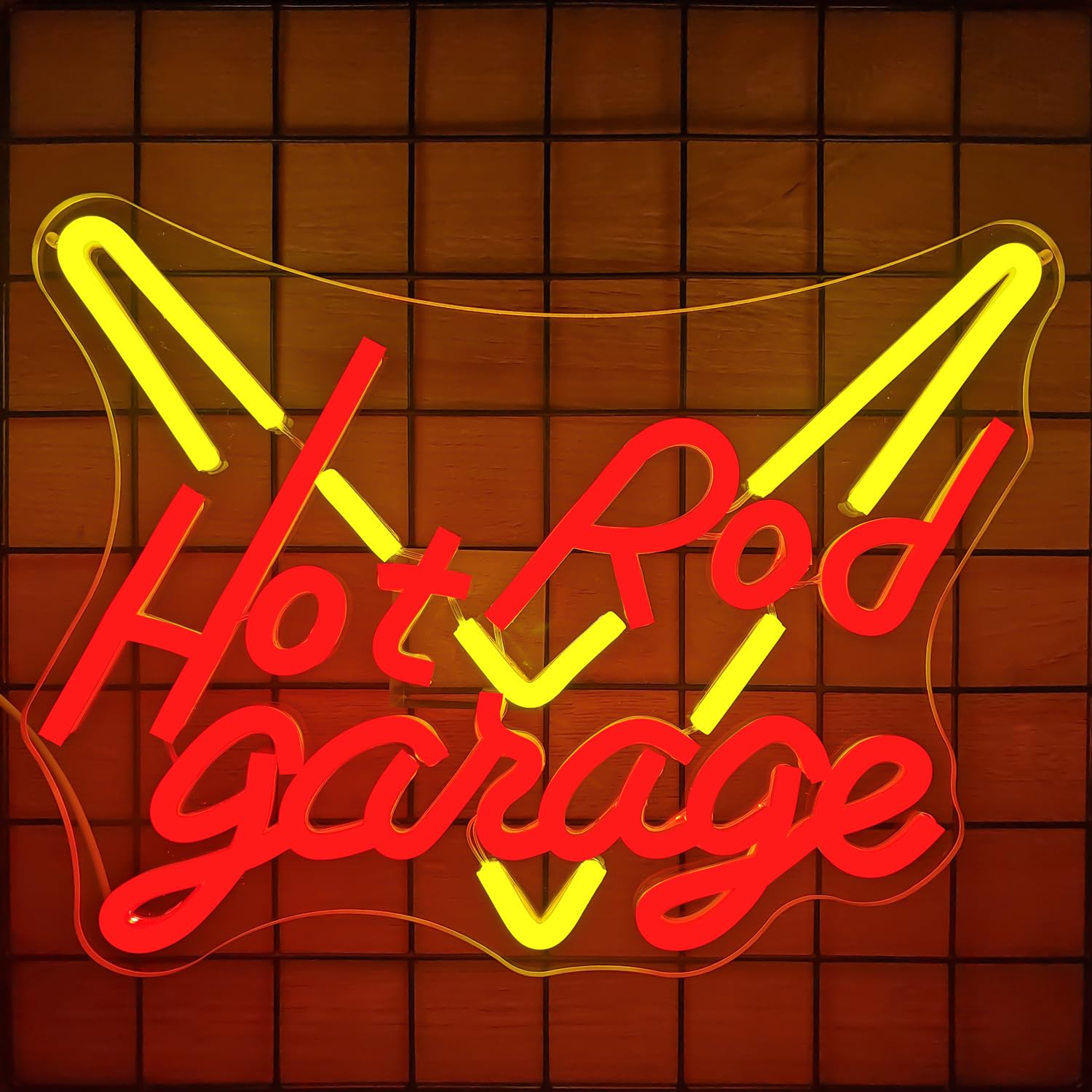 Hot Rod Garage Neon Sign Garage Led Neon Light Car Garage Neon