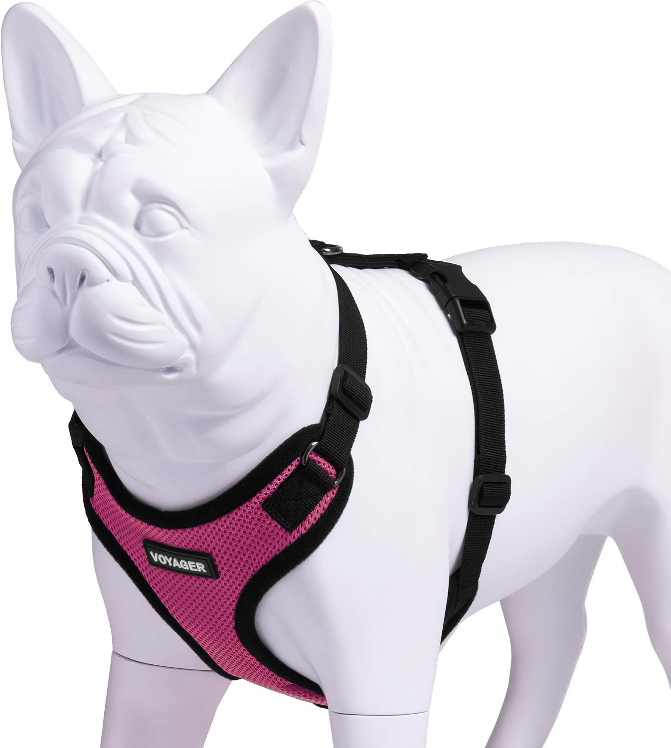 Best Pet Supplies Voyager Step-in Lock Dog Harness - Adjustable Step-in Vest Harness for Small and Large Dogs - Fuchsia, X-Small - Image 4