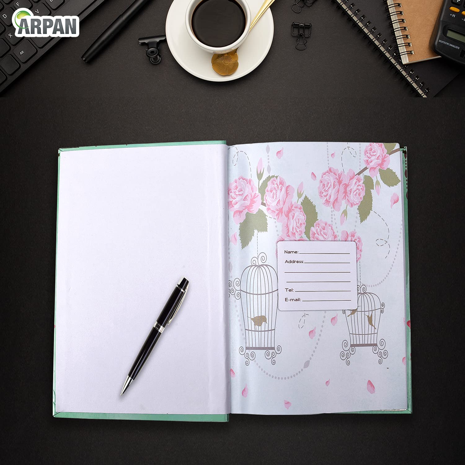 Arpan Photo Album Slip In Case Memo Photograph For 300 x 4 x 6 Inch / 10x15 cm Picture (AL-2453), Blue, Medium - Image 3