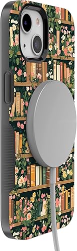 Vista 446 de Casely Funda para iPhone 13 Compatible con MagSafe Color Splash de medianoche Funda retro abstracta Color de medianoche Splash Abstracto