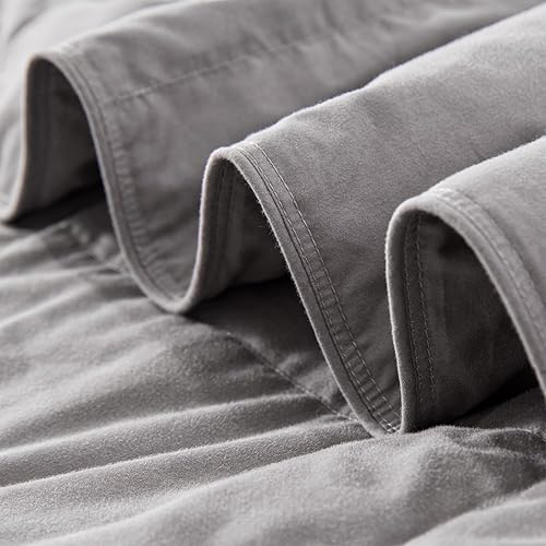 Miniatura 10 de Globon Edredón de plumón de ganso blanco relleno de edredón tamaño Queen ligero verano sin ruido y extra suave a prueba de plumón 400 hilos 14 onzas