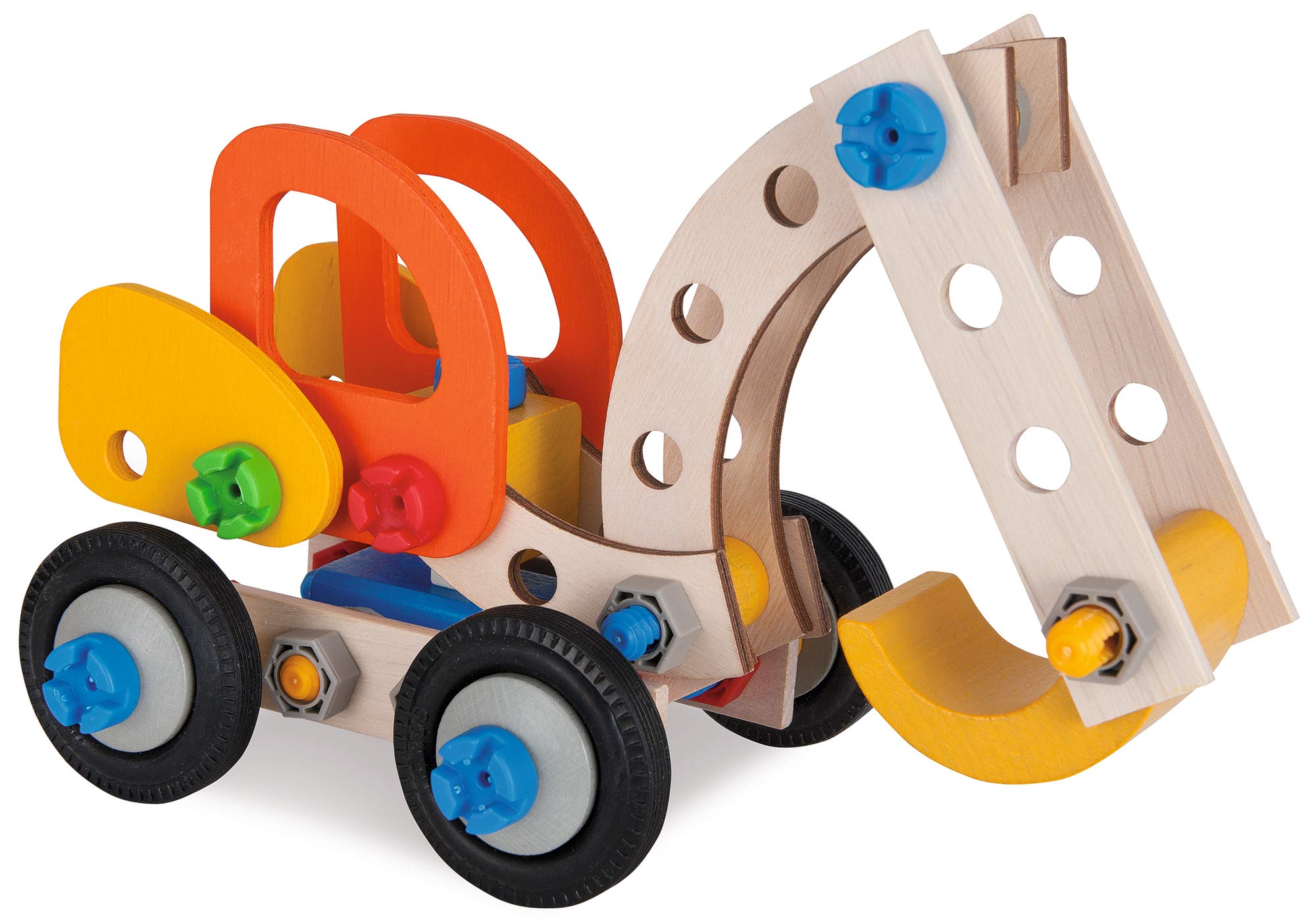 Eichhorn 100039087 "Constructor - Excavator Building Kit (90-Piece), Multicoloured, Medium - Image 3