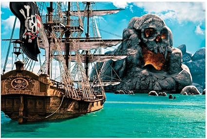 Halloween Pirate Ship Outdoor Decoration 2022