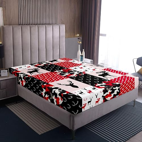 Miniatura 228 de Erosebridal Sábana bajera ajustable de hojas de marihuana, sábana de hoja de cannabis para adultos, juego de ropa de cama rústica de hojas exóticas