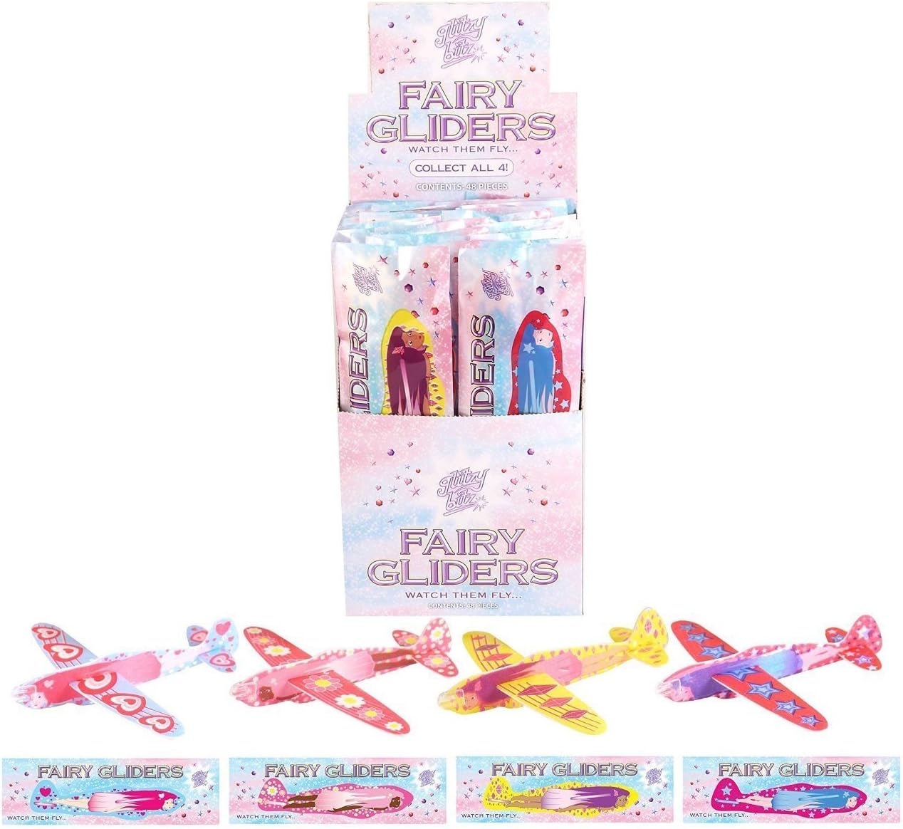 24 x fairy Gliders perfect for party bags, game prizes and stocking
