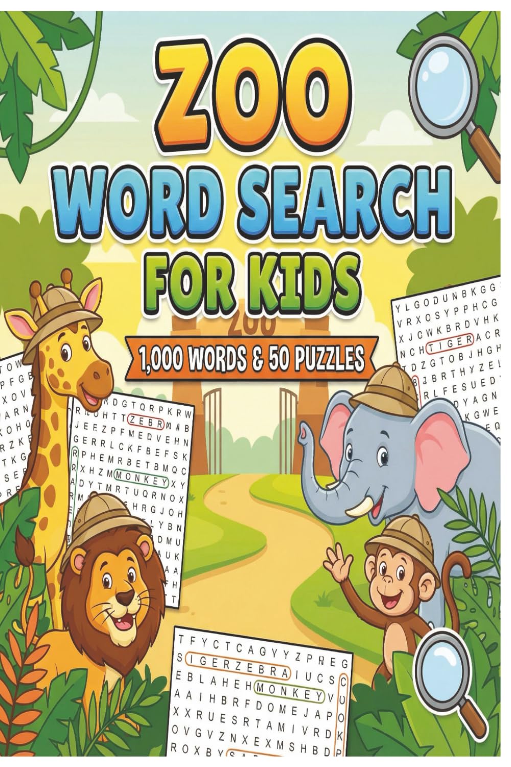 Zoo Word Search: "Wild Words: A Zoo Adventure Word Search Collection"