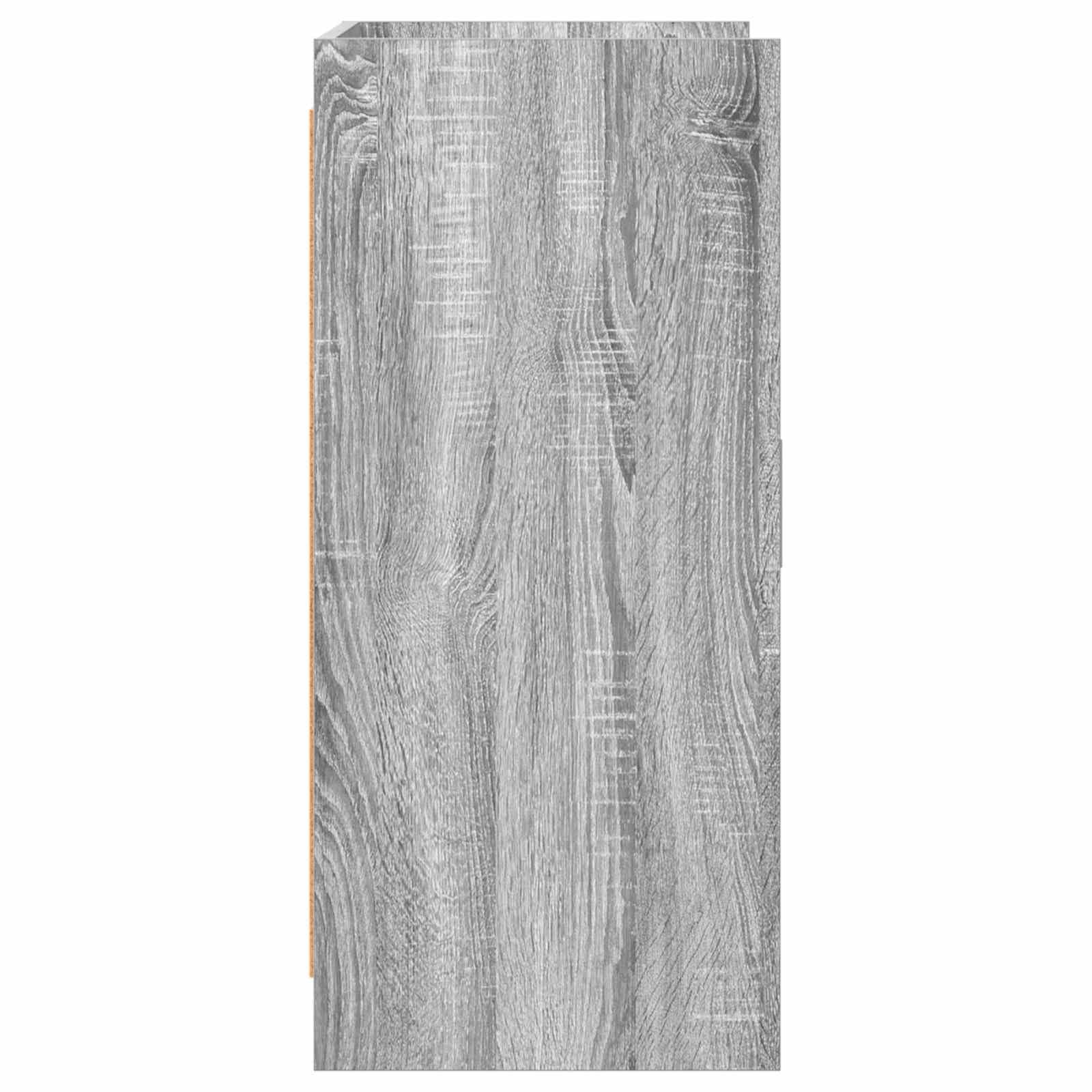 Credenza grigio Sonoma, 72 x 36 x 80 cm, in legno