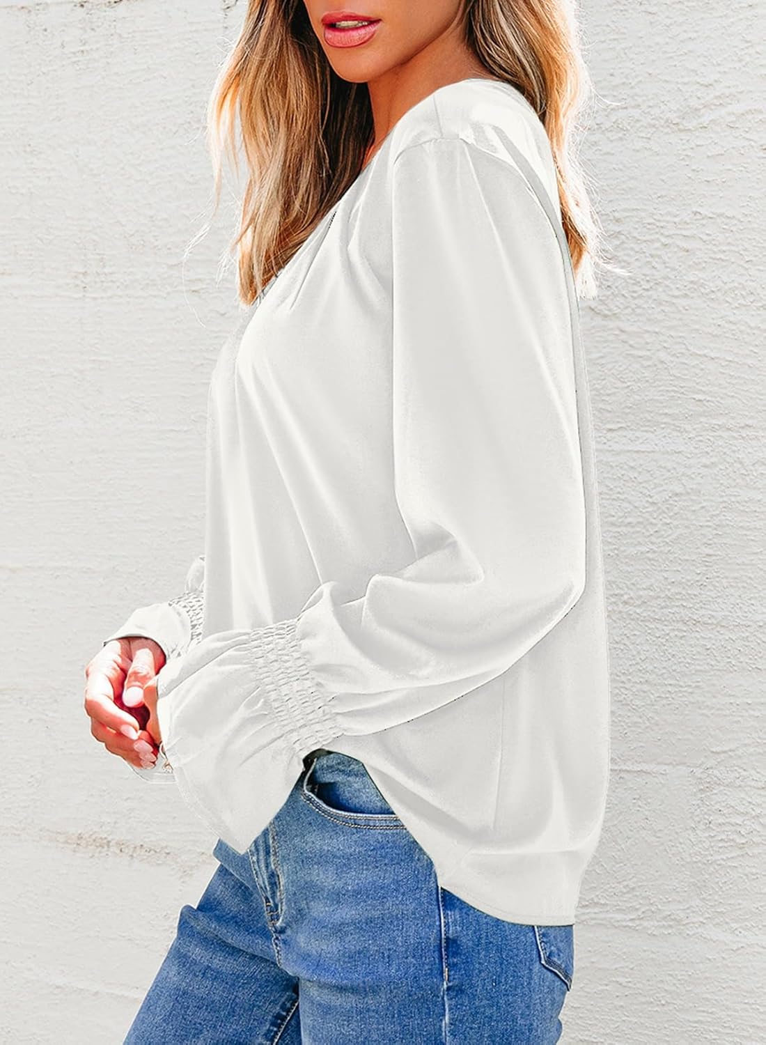 Dokotoo Womens Blouses for Women Dressy Casual Womens Fall Fashion 2025 Tops Women's Long Sleeve Blouses - Image 5