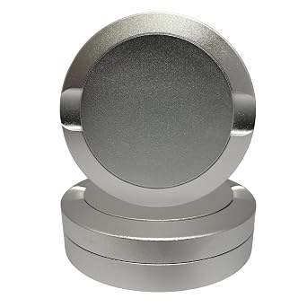 Snus Can for ZYN, Snus Cans Aluminum 3 Layers Snuffbox CNC Metal for Snus Packaging (Silver)