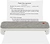 A4 Printer, Portable Thermal Printers, Cordless A4 Thermal Printer, Inkless Printer 216 * 32mm SD 10mm/s for Study Home Tattoo Office Grey