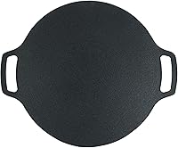 Vista 1 de Sartén antiadherente, sartén coreana para barbacoa con doble asa, revestimiento de 6 capas, parrilla redonda multifuncional para cocina de gas