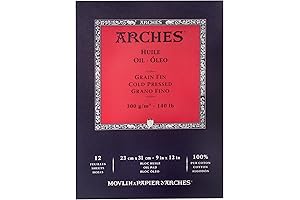 Arches Oil Painting Paper | Premium Textured Surface for Vibrant Art