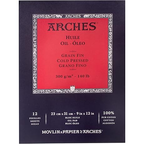 Arches Oil Painting Paper | Premium Textured Surface for Vibrant Art