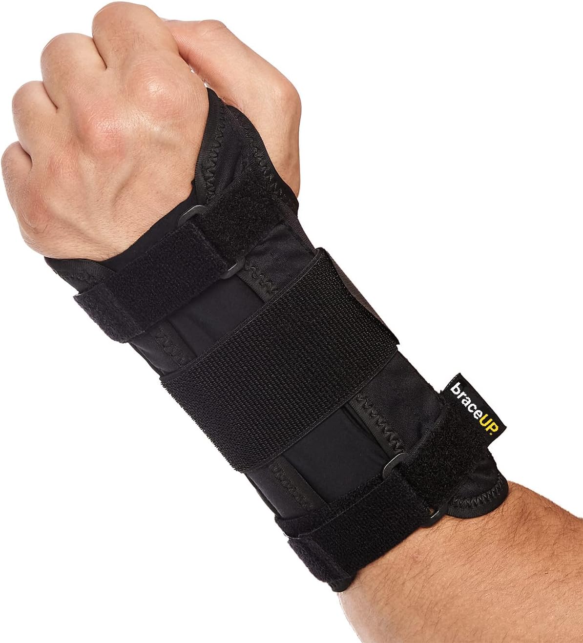 - BraceUP Carpal Tunnel Wrist Brace - Metal Wrist Splint for Hand and Wrist Support, Tendonitis Arthritis Pain Relief