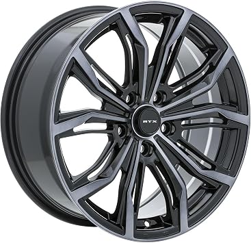 Alloy Wheel, Black Widow 16x7 5x114.3 ET40 CB73.1 Black Machined Grey