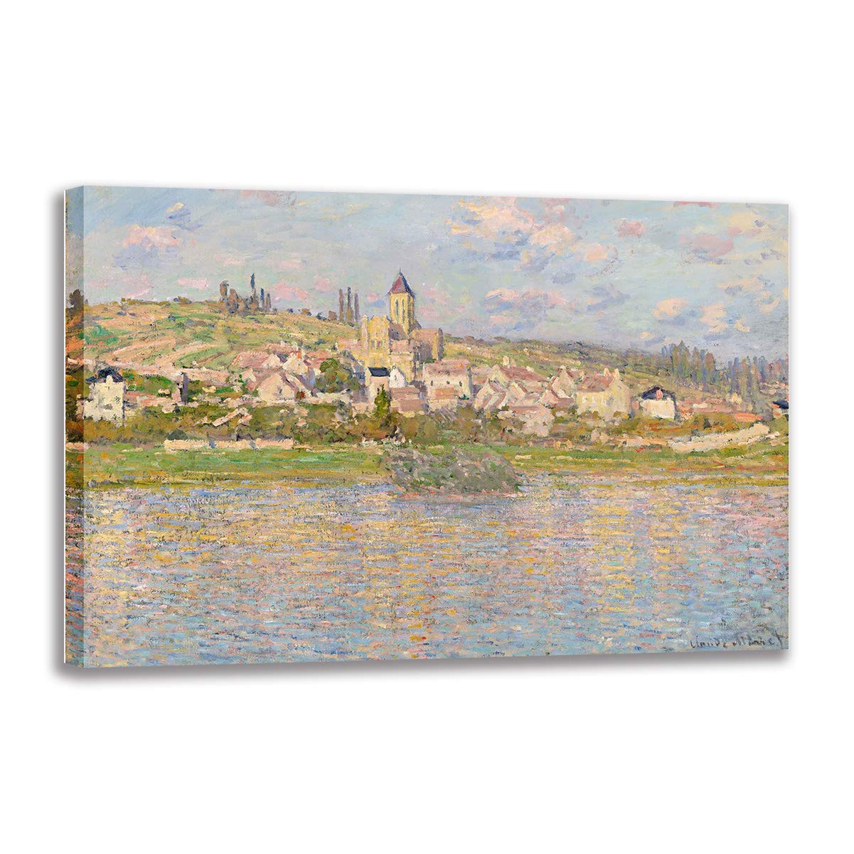 Toile Monet paysage naturel pour décoration murale maison salon affiche classique 100x160