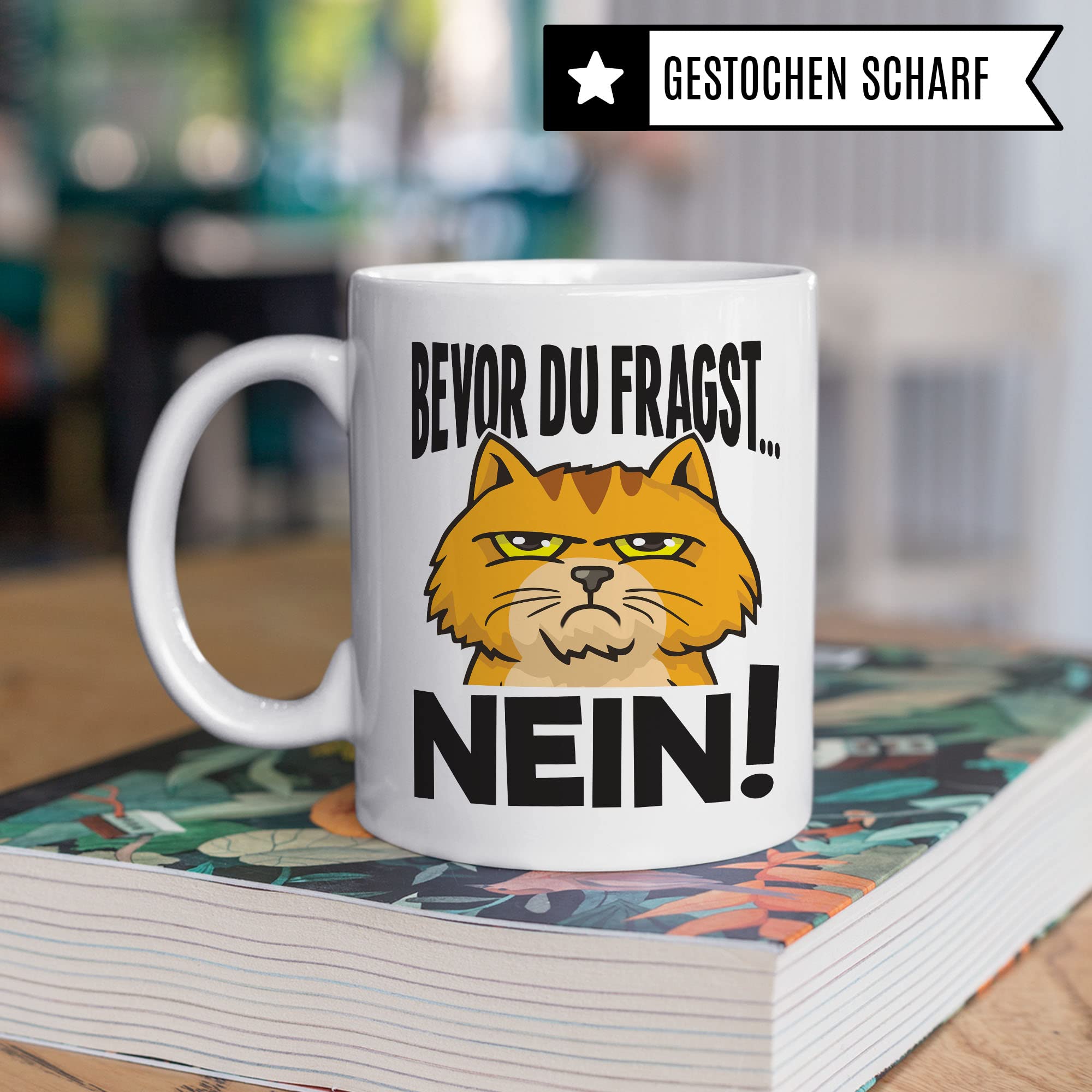 GRAVURZEILE Tasse Mit Spruch – 'Ich Habe Das Schon Verstanden. Ist Mir Nur Egal!'