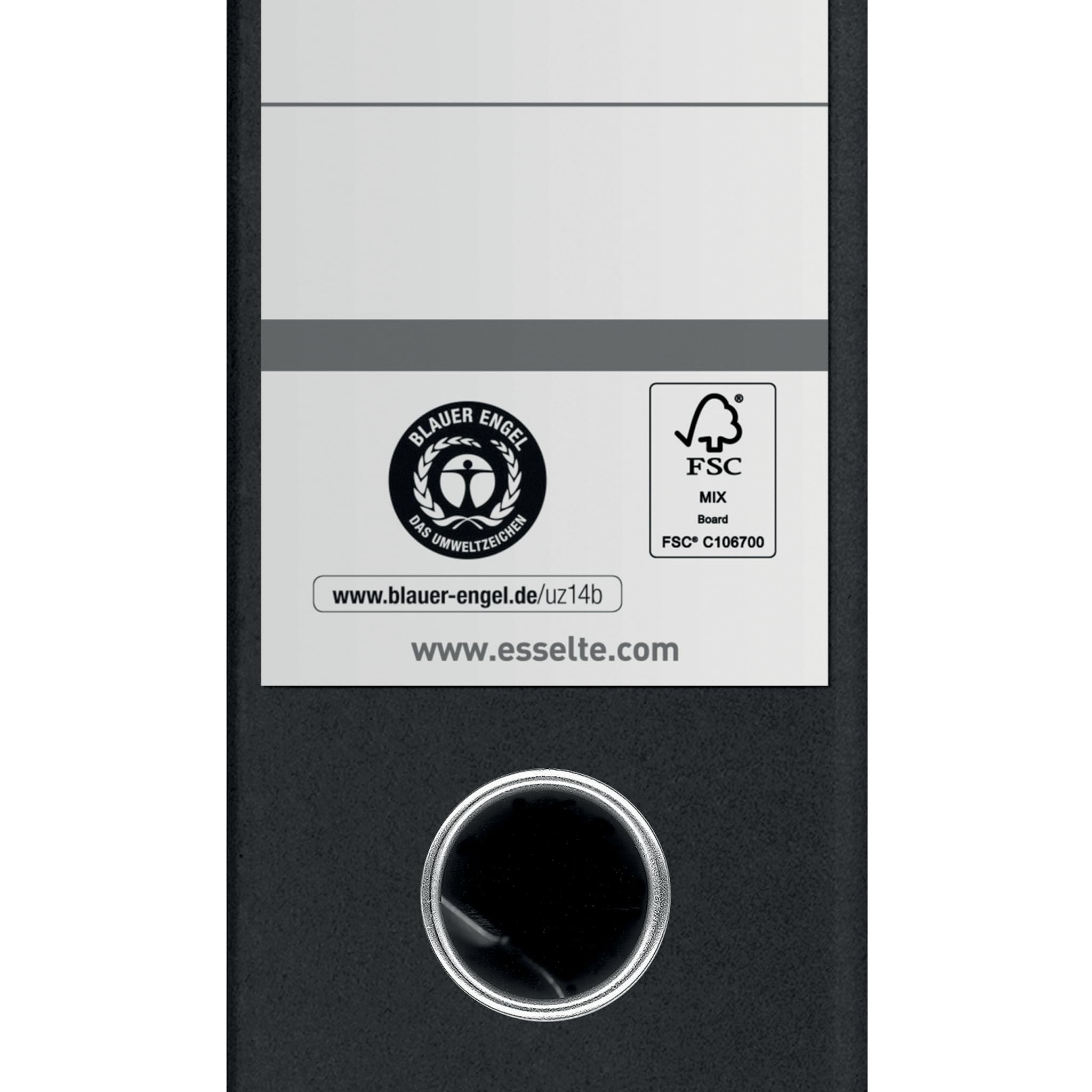 Esselte No.1 Ordner A4, 10er Set, Aktenordner 75 mm Rückenbreite, 100 % recycelbar, gelb