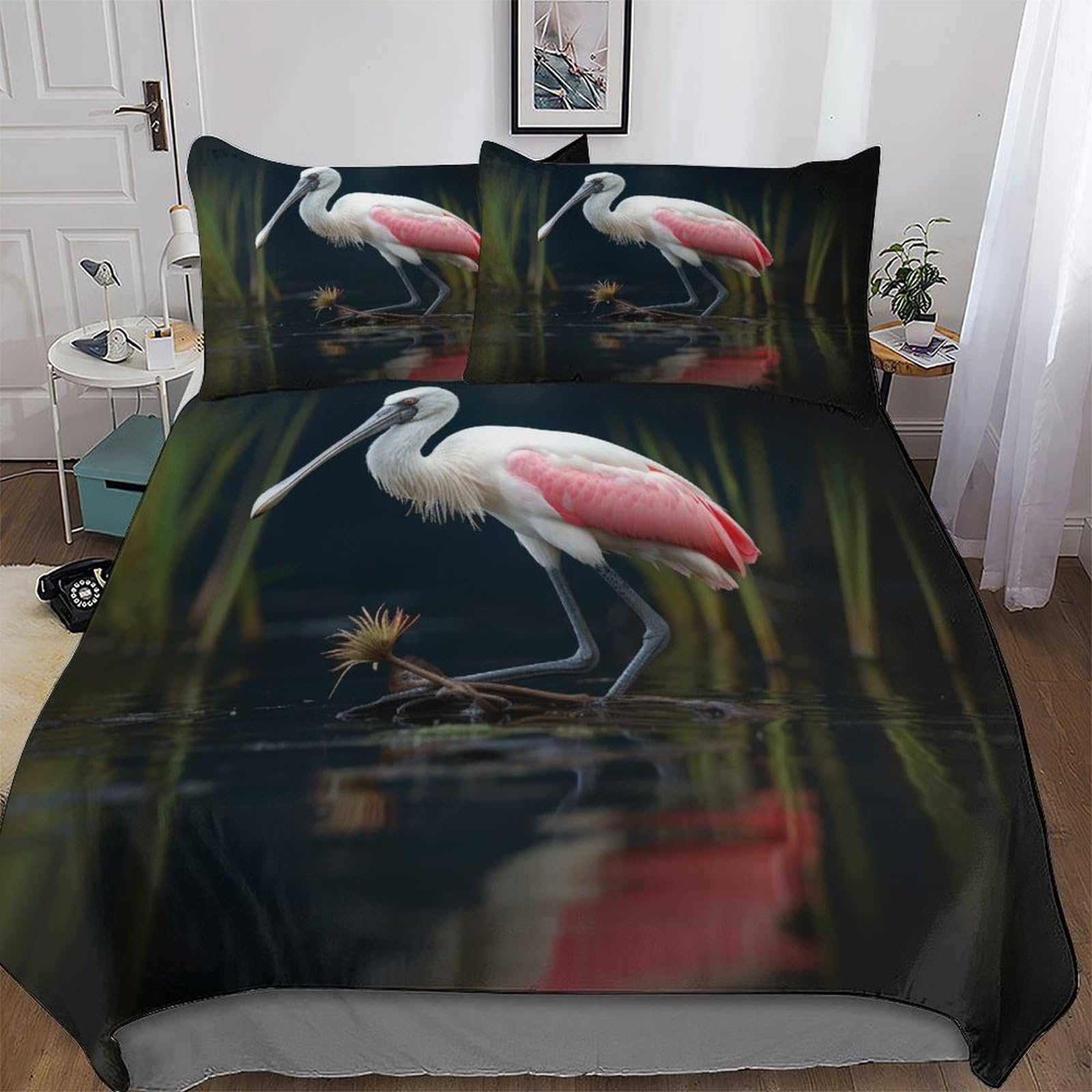 Housse de couette king anti-acariens pour lit enfant 220x240cm en microfibre respirante